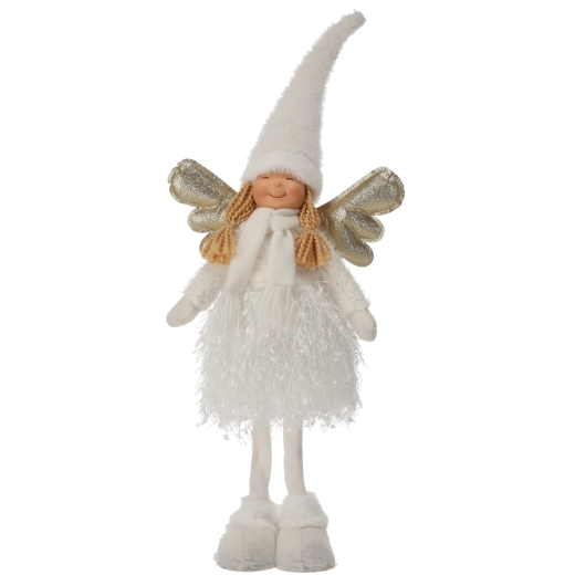 Wit kerstengeltje 70 cm
