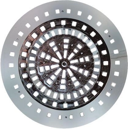 Vuilvanger chroom 8,3 cm (2 stuks)
