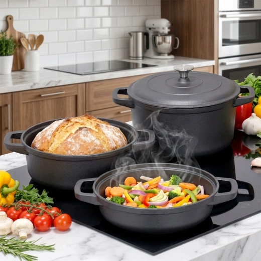 Veelzijdig koken op alle warmtebronnen