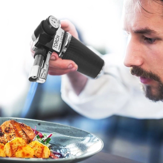 Ergonomische handgreep en traploze regeling