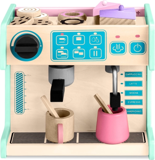 Realistische koffiemachine voor baristaspel