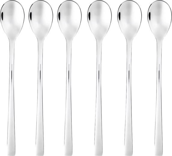 Cocktaillepels Future, set van 6 stuks in blisterverpakking