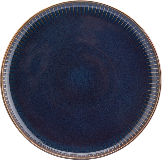 Altom ondiep bord Reactive stripes 26 cm donkerblauw