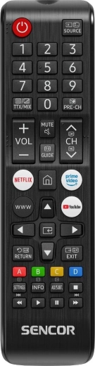 Originele basis-infraroodafstandsbediening Sencor SLE Tizen Basic Remote V1