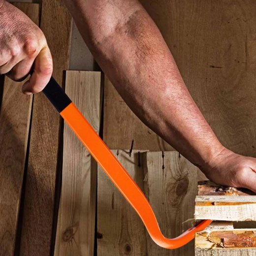 Gebogen uiteinde voor betere hefwerking