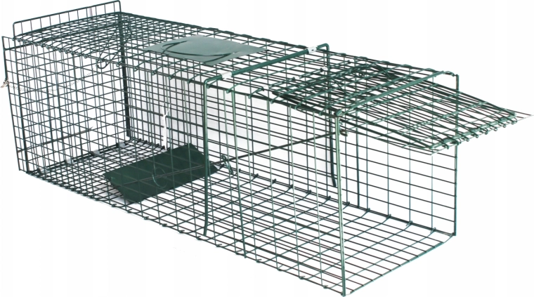 Levendvangkooi voor marters en katten 93,5 × 31 × 31 cm