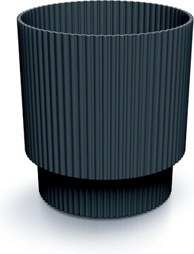 Bloempot Milly 12,8 cm antraciet