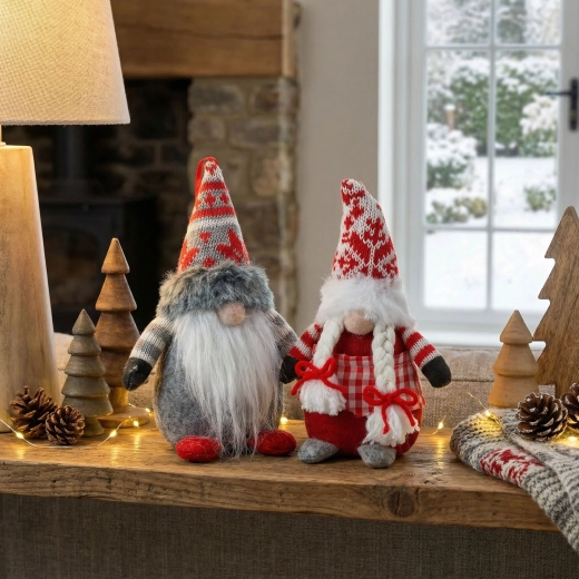 Scandinavische kerstkabouter - 1 stuk