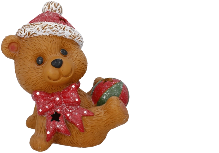 Schattig feestelijk beertje