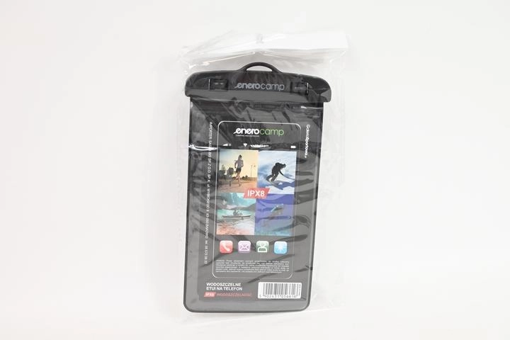 Waterdichte telefoonhoes met transparant venster en nekkoord