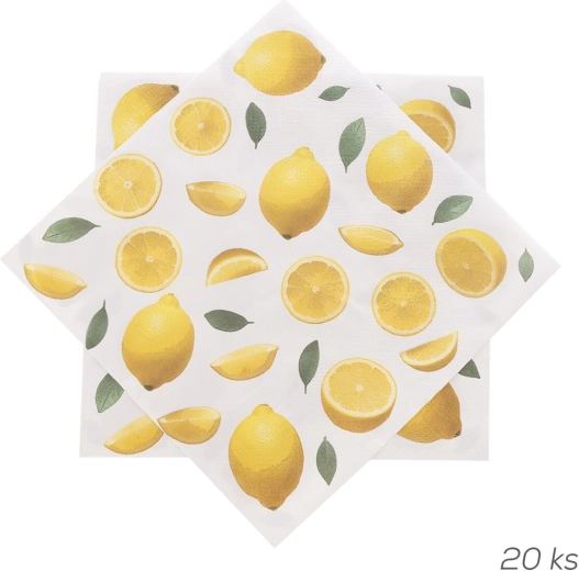 Papieren servetten Limepop 33 × 33 cm (20 stuks)
