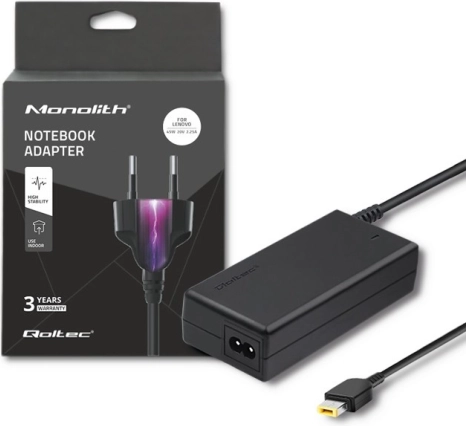 Netadapter voor Lenovo-laptops 45 W, 20 V, 2,25 A, Slim Tip + pin