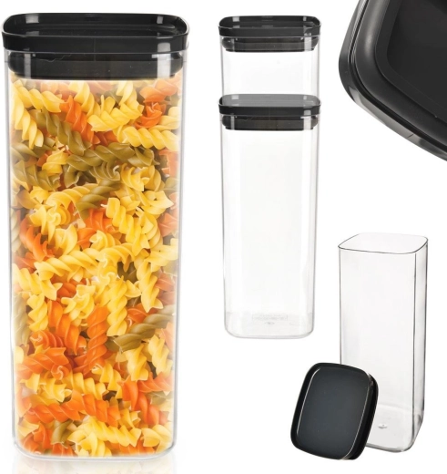 Slanke vierkante vorm en stapelbaar