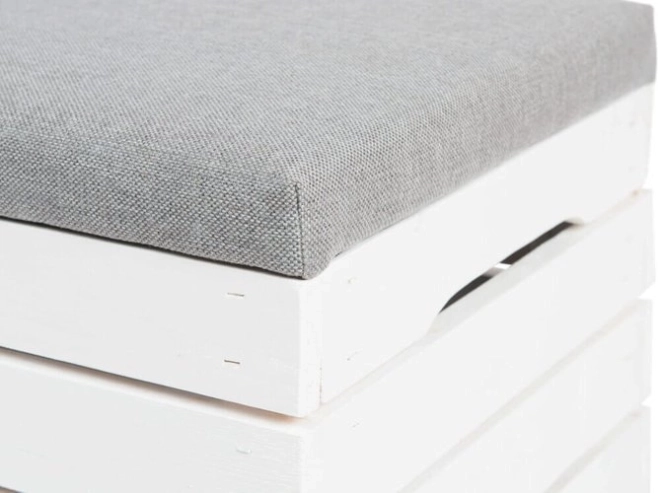 Comfortabele grijze zitting met T-25 schuim