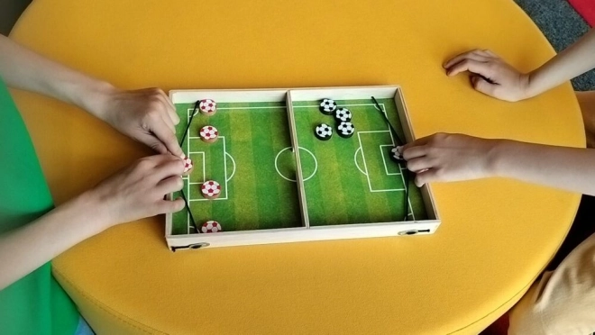 Snelle actie met rubberen banden