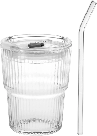 Geribbeld glas voor betere grip en stijl