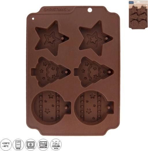 Siliconen kerstvorm voor koekjes Orion Sillinie