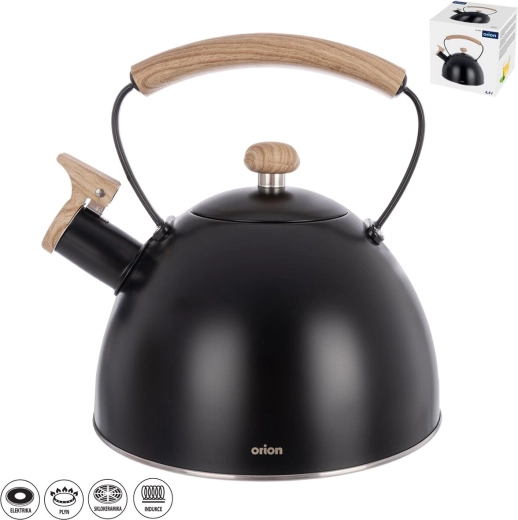 Roestvrijstalen fluitketel Black 2,5 l