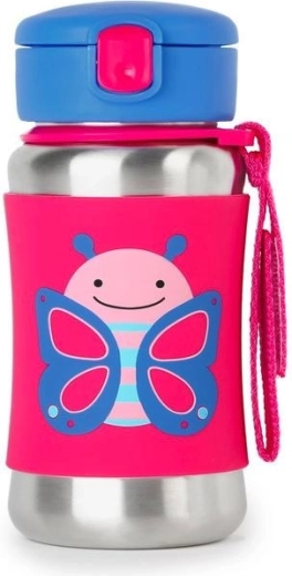 Stalen fles Zoo Butterfly