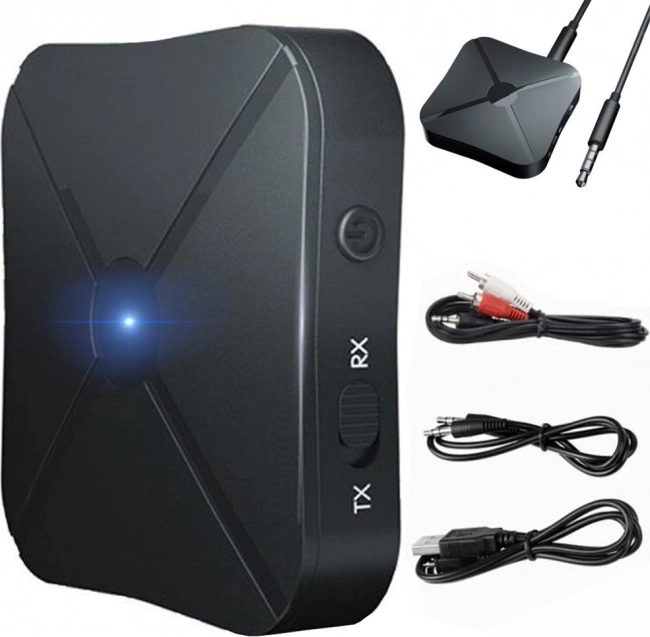 Bluetooth audio-ontvanger en -zender 2-in-1