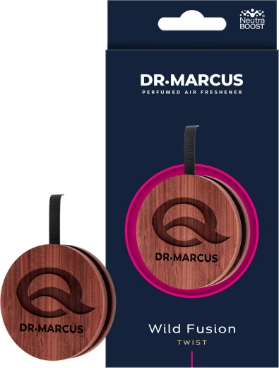 Dr Marcus Premium Wood Twist Wild Fusion luchtverfrisser voor in de auto