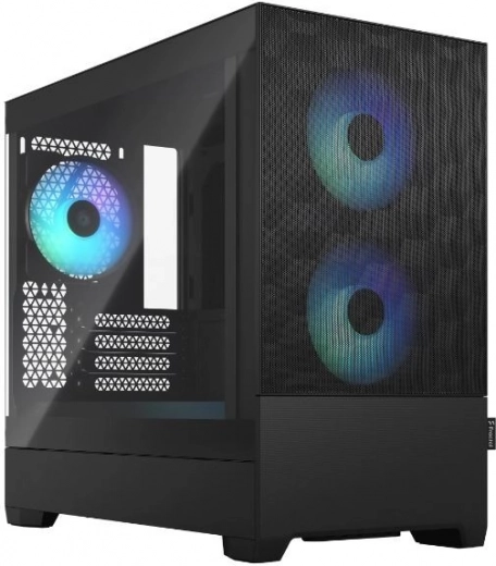 Computerbehuizing Pop Mini Air RGB zwart TG transparant