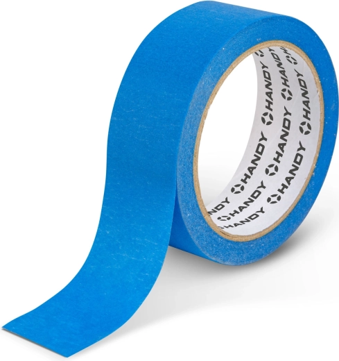 Blauwe afplaktape op waterbasis voor buitengebruik 50 m x 36 mm