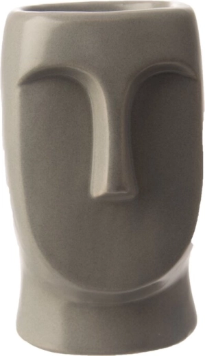 Grijze keramische aromalamp voor geurige oliën en wax melts