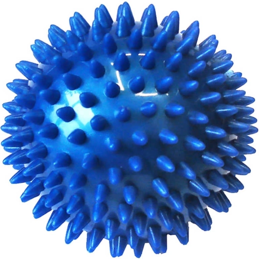 ACRA massagebal egel met stekels 7,5 cm blauw - 1 stuk