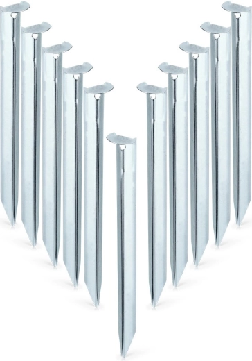 Metalen tentharingen 23 cm – set van 10 stuks