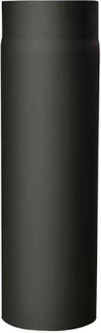 Rookpijp 150 mm, lengte 500 mm, wanddikte 1,5 mm, zwart