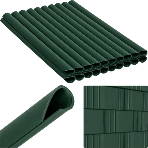 Clips voor tuinafzetband, groen, 19 cm, 20 stuks