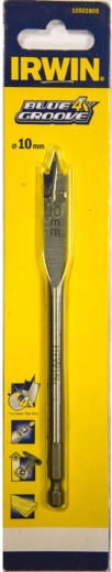 Platte houtboor 10 mm IRWIN Blue Groove