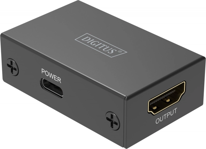 Voeding via HDMI of optioneel via USB‑C