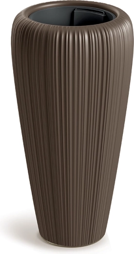 Bloempot Orobo 39,5 cm hazelnootkleur