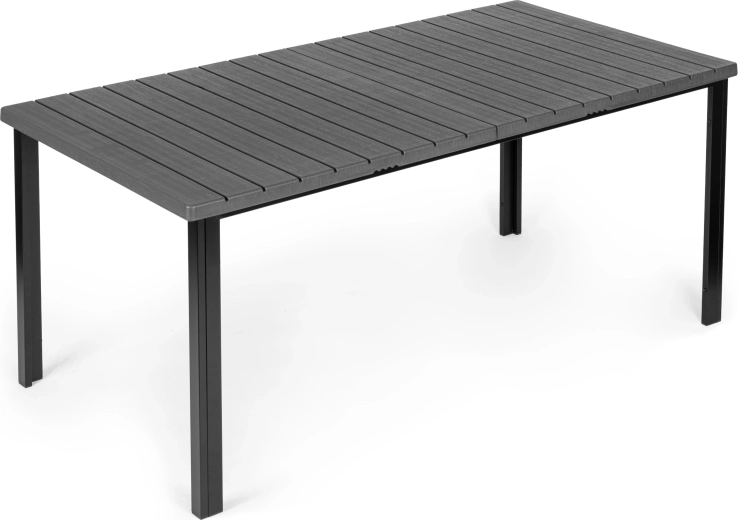 HDPE-blad met houtlook en waterafvoer