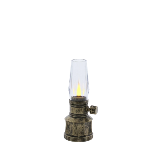 Retrodesign van een petroleumlamp