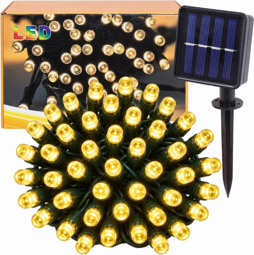 Solair kerst-LED-lichtsnoer 7,5 m, 50 LED's, wit