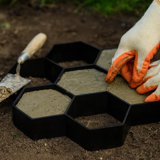 Eenvoudig betongieten en snelle voortgang