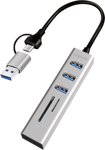 Twee connectoren in de verpakking: USB‑C en USB‑A