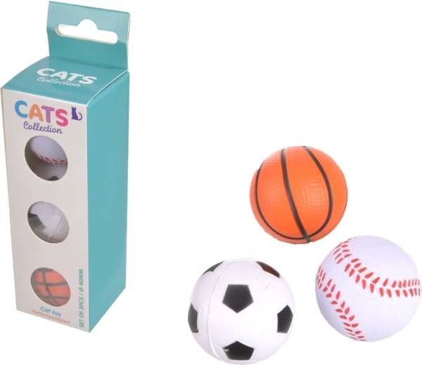 Kattenspeeltje – balletjes (3 stuks)