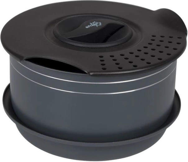 Geïntegreerd deksel met vergiet voor eenvoudig afgieten