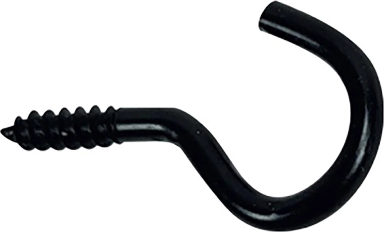 Open oog 16 × 35 mm zwart (10 stuks)