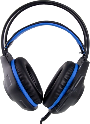 Gaming hoofdtelefoon met microfoon Deathstrike blauw