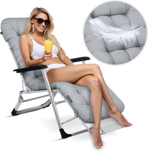 Comfortabele bekleding met nekondersteuning