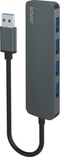 Savio 4-poorts USB-hub 3.1 Gen 1 (USB‑A)