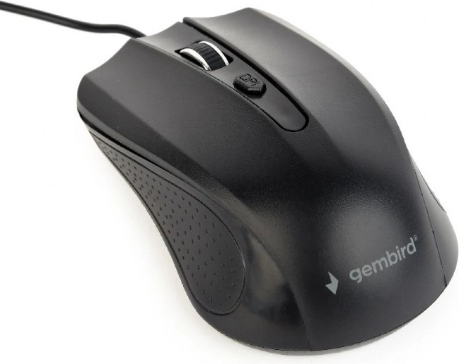 Zwarte optische USB-muis