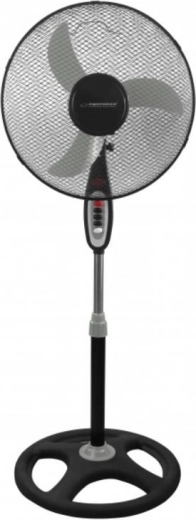 Staande ventilator Typhoon zwart‑grijs
