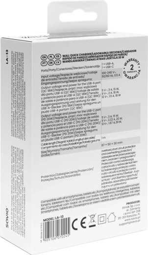 Complete set met USB‑C – USB‑C‑kabel