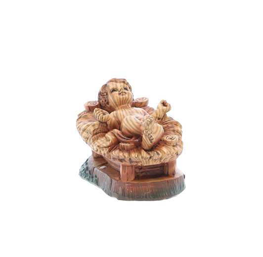 Kerststal met figuren, 10 delen tot 24 cm